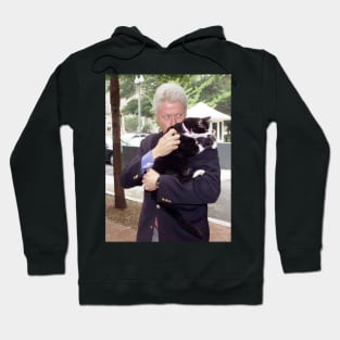 Bill Clinton and his Cat Hoodie